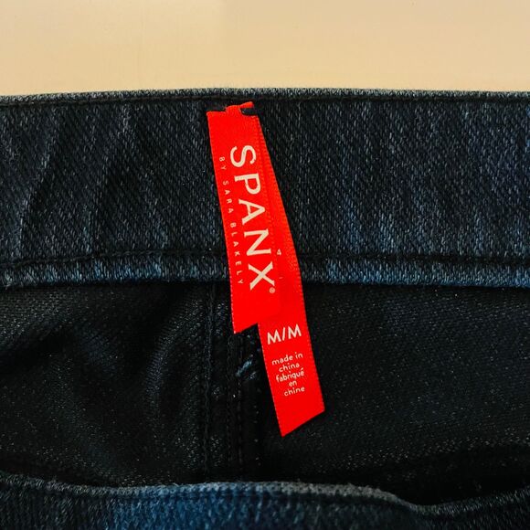 SPANX Dark Blue Jeggings size Medium - Picture 5 of 6